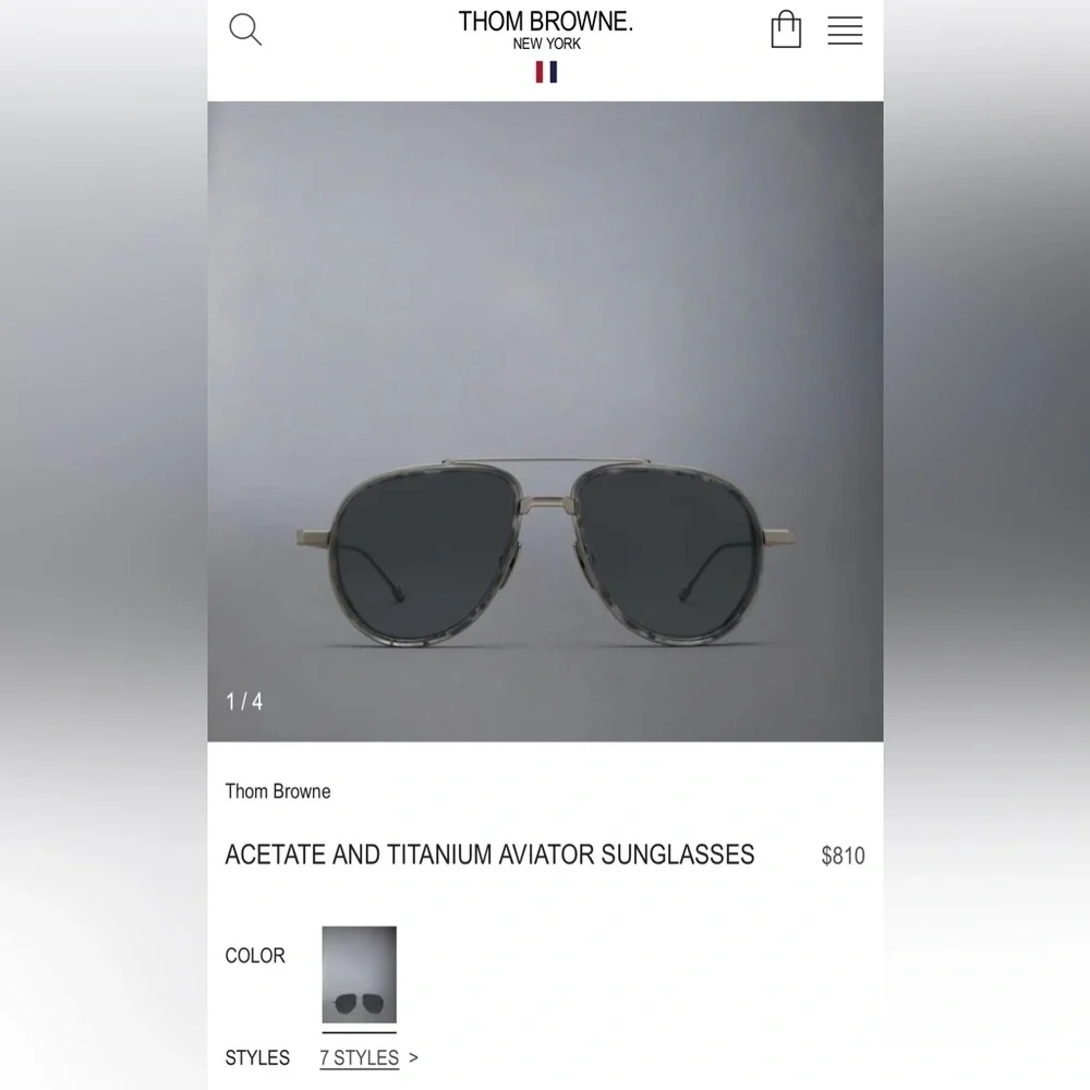 Thom Browne details fit